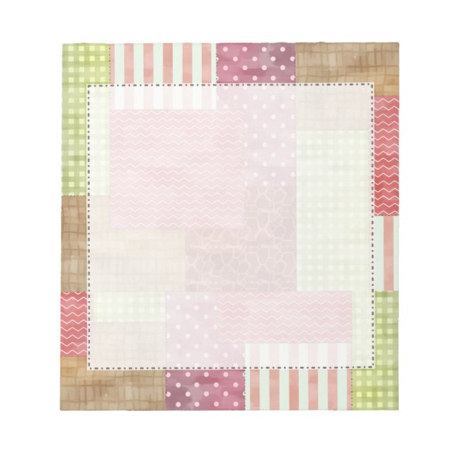 Bloc De Notas Trendy Patchwork Quilt (Frente)