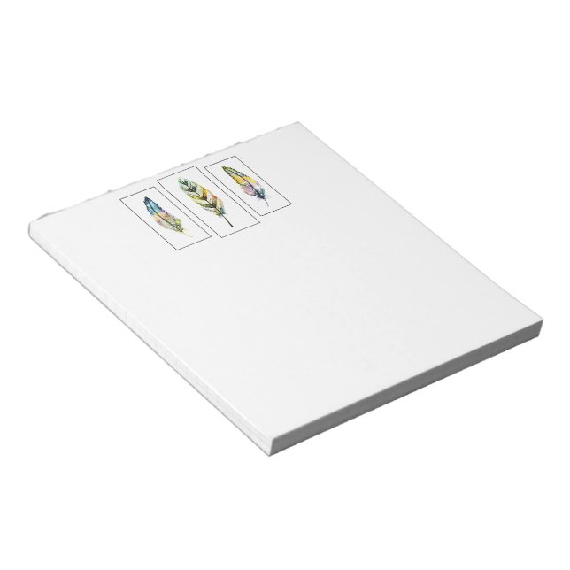 Bloc De Notas Tres plumas (Lado Derecho)