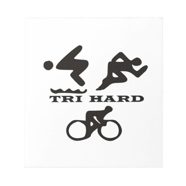 Bloc De Notas Tri Triathlon Regalos, ropa y accesorios (Frente)