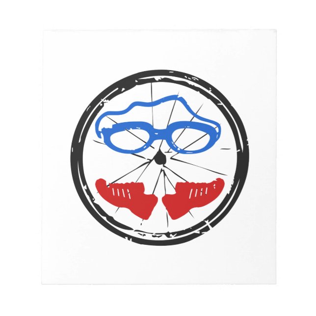 Bloc De Notas Triathlon Freak logo (Frente)