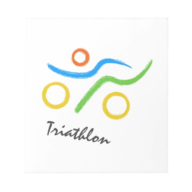 Bloc De Notas Triathlon logo (Frente)