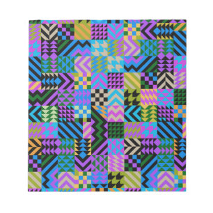 Bloc De Notas Tribal Folk Art - Blue