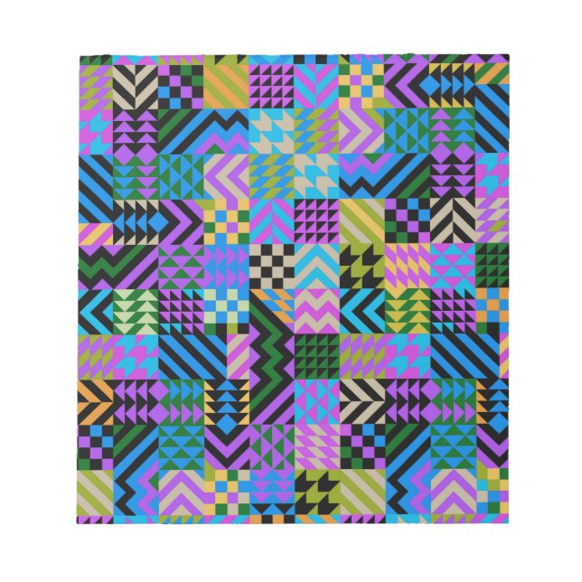 Bloc De Notas Tribal Folk Art - Blue (Frente)
