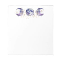 Triple luna morado y oro