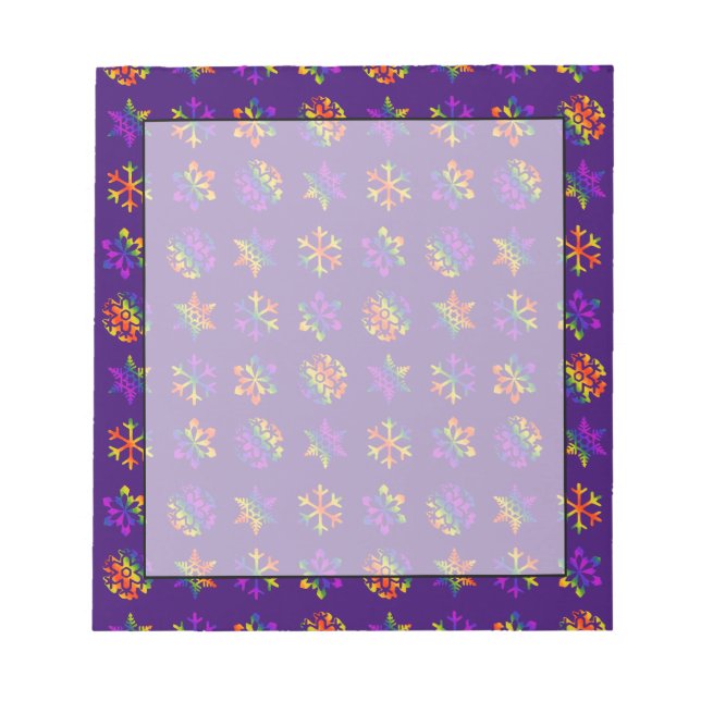 Bloc De Notas Trippy Snowflakes (SM) (Frente)