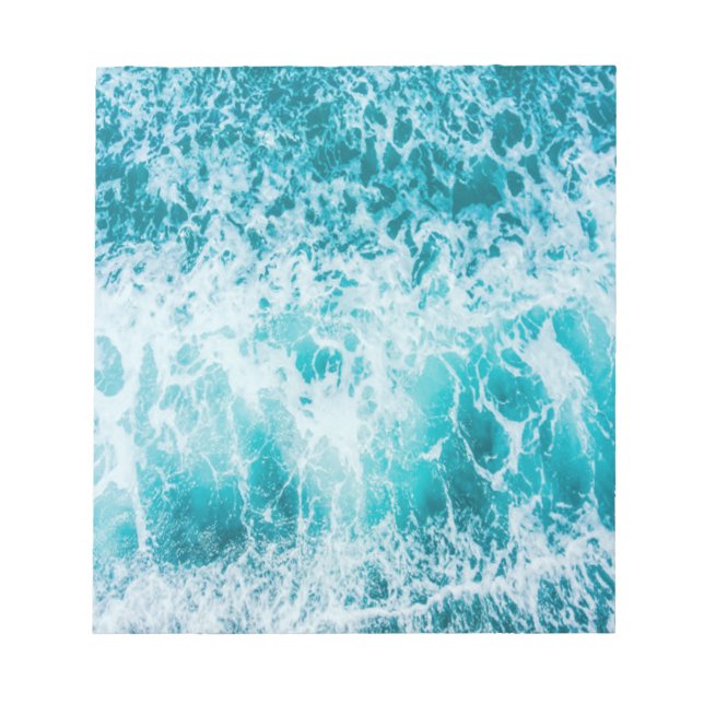 Bloc De Notas Tropical Blue Ocean Waves (Frente)