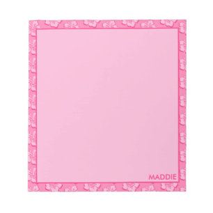 Bloc De Notas Tropical floral rosa trendy y elegante 