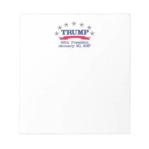 Bloc De Notas Trump 45.º presidente
