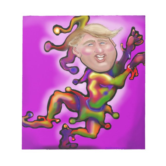 Bloc De Notas Trump Jester (Frente)