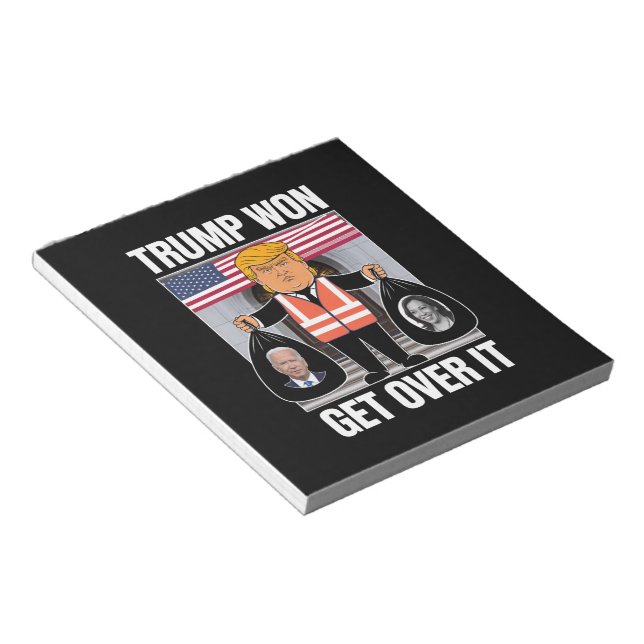 Bloc De Notas Trump Se Saldrá Con Maga Ganó Las Elecciones 2024 (Lado Derecho)