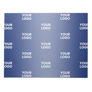 Bloc De Notas Tu logo simple logotipo repetido gradiente azul ma