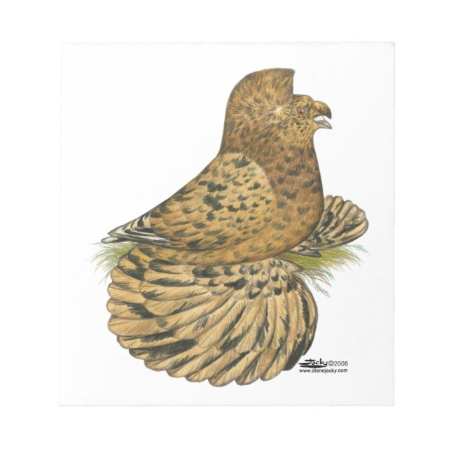 Bloc De Notas Tumpeter Pigeon Almond (Frente)