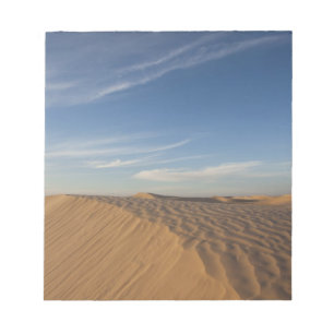 Bloc De Notas Túnez, desierto del Sahara, Douz, Gran Duna, atard