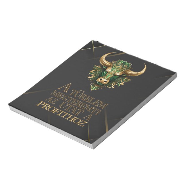 Bloc De Notas Türelem | Motiváció | Mercado de alzas (Lado Izquierdo)