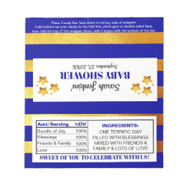 Bloc De Notas Twinkle Little Star Baby Shower Candy Wrappers