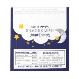 Bloc De Notas Twinkle Twinkle Star Baby Shower Candy Wrapper