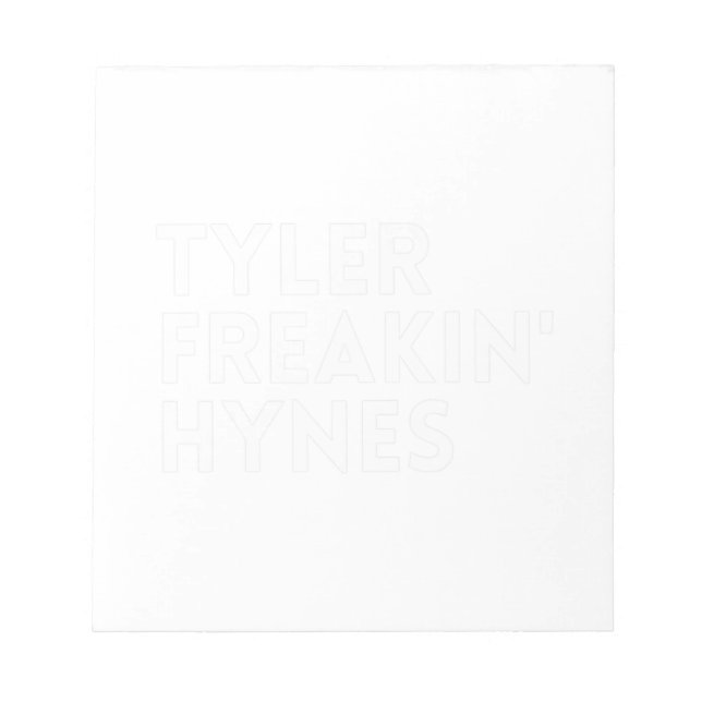 Bloc De Notas Tyler Freakin' Hynes (Frente)