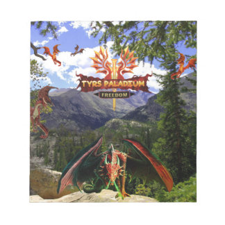 Bloc De Notas Tyrs Paladium Dragones Rojos Notepad