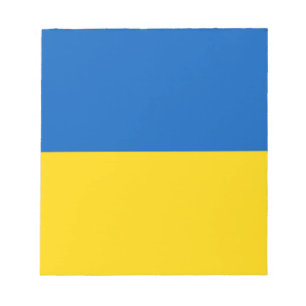 Bloc De Notas Ucrania azul y amarilla