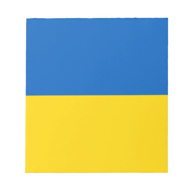 Bloc De Notas Ucrania azul y amarilla (Frente)
