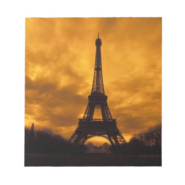 Bloc De Notas UE, Francia, París. Torre Eiffel. (Frente)
