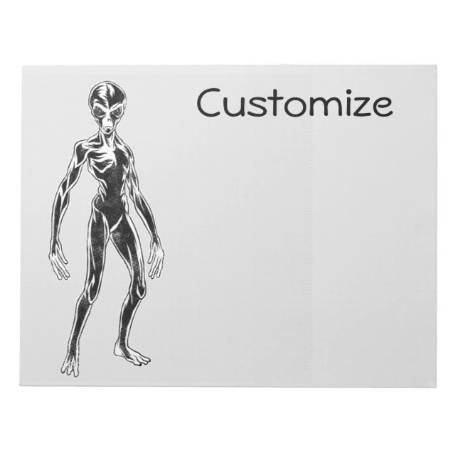 Bloc De Notas UFO Alien Thunder_Cove (Frente)