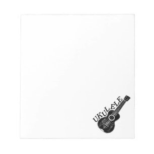 Bloc De Notas Ukulele Personalizado De Mensajes De Texto E Imáge