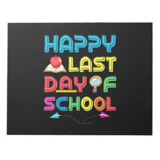 Bloc De Notas Último Día De La Escuela