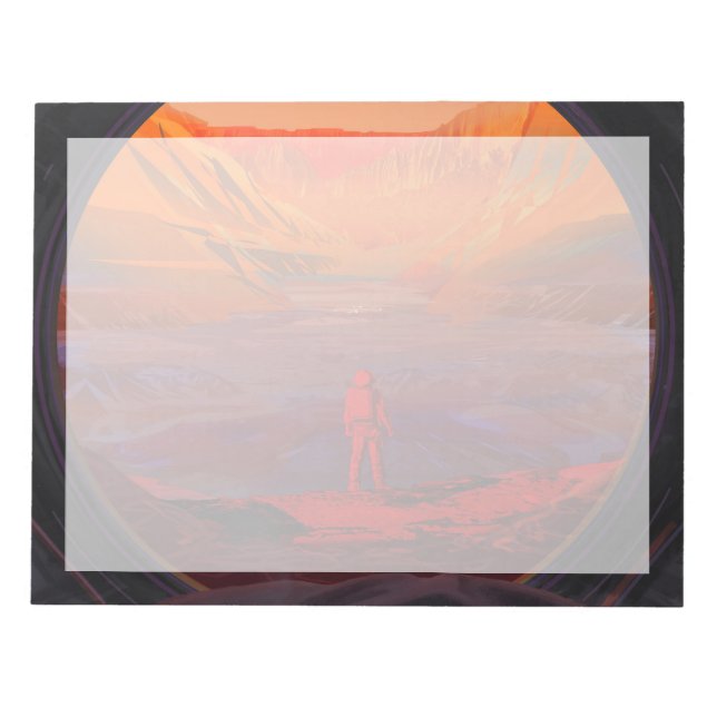 Bloc De Notas Un Astronauta En Marte (Frente)