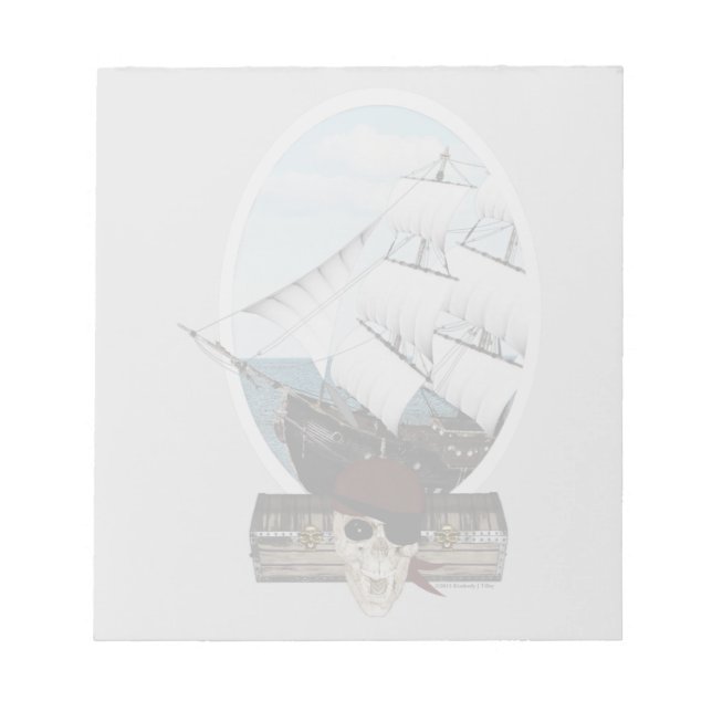 Bloc De Notas Un barco pirata (Frente)