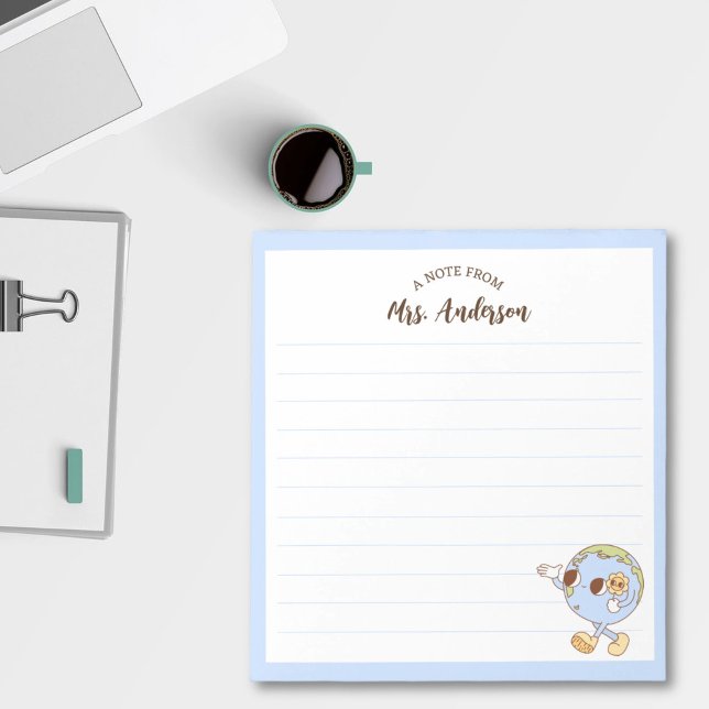 Bloc De Notas Un burdo globo retro para volver a la escuela (Subido por el creador)