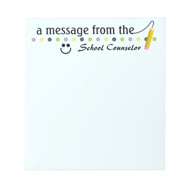 Bloc De Notas Un mensaje desde la almohadilla de notas del conse (Frente)