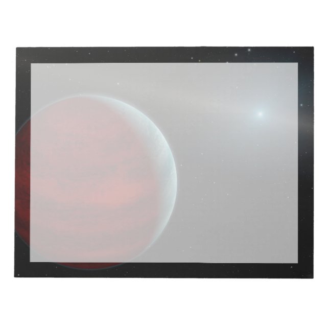 Bloc De Notas Un Planeta Gigante De Gas Alrededor De Una Estrell (Frente)