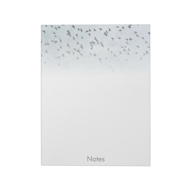Bloc De Notas Un rebaño de aves (Lado Izquierdo)
