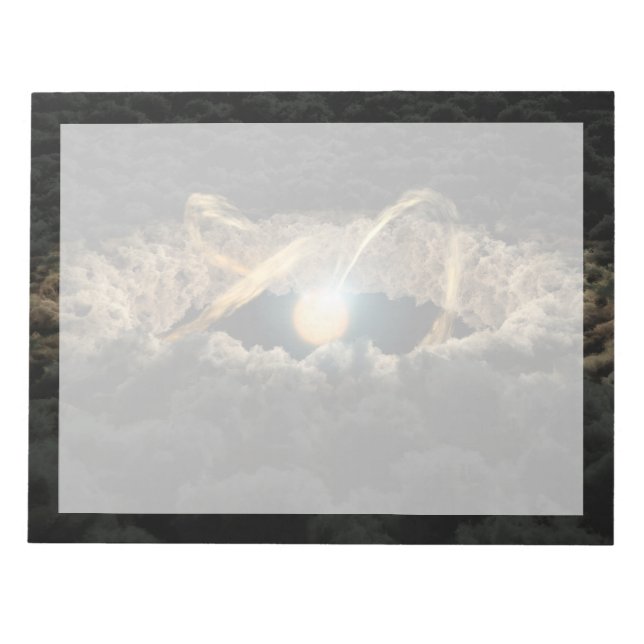 Bloc De Notas Una Estrella Rodeada De Un Disco Protoplanetario (Frente)