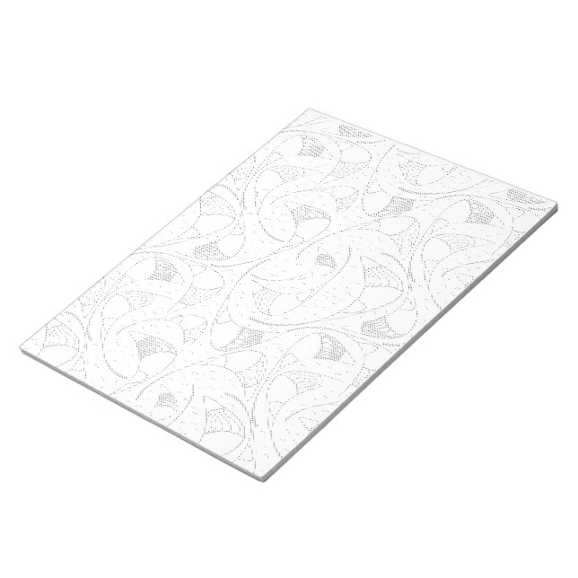 Bloc De Notas una foto en blanco y negro de una persona sostenie (Lado Derecho)