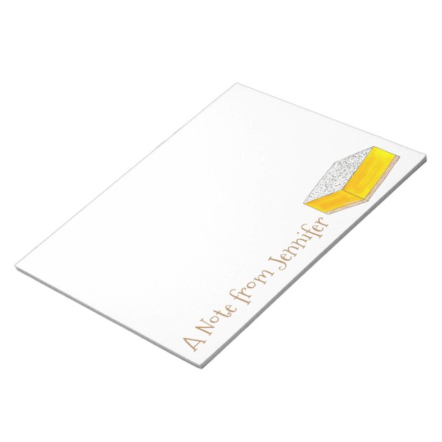 Bloc De Notas Una nota del bar personalizado de la plaza de limó (Lado Derecho)