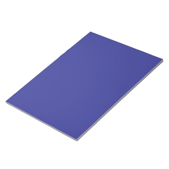 Bloc De Notas una pared azul con un reloj en ella (Lado Derecho)