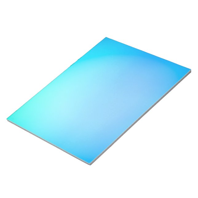 Bloc De Notas Una superficie rectangular azul gradiente (Lado Derecho)
