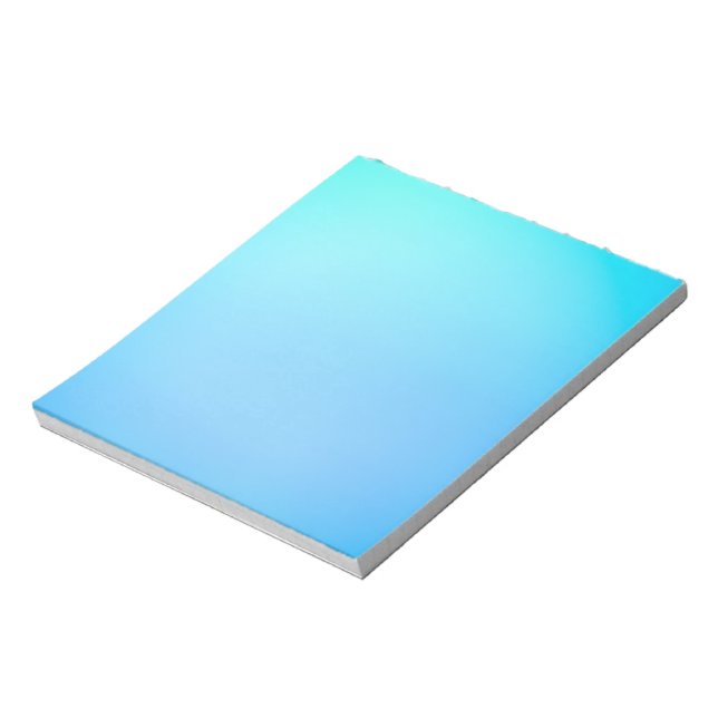 Bloc De Notas Una superficie rectangular azul gradiente (Lado Izquierdo)