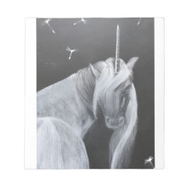 Bloc De Notas Unicorn and Dandelion notepad