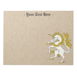 Bloc De Notas Unicorn Rampant