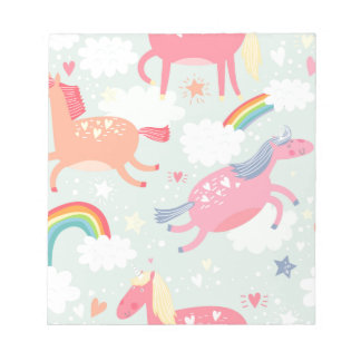 Bloc De Notas Unicornios y arcoiris