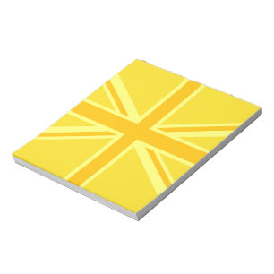 Bloc De Notas Unión muy amarilla Jack Bandera británica