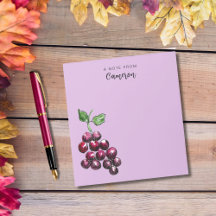 Uvas de color de agua humedecidas a mano vintage P