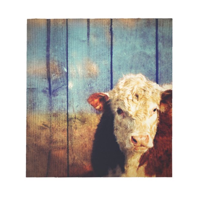 Bloc De Notas vaca blanca (Frente)