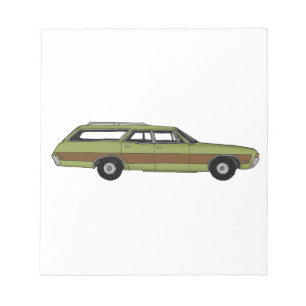 Bloc De Notas vagón de retro