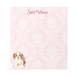 Bloc De Notas Valentine Rosa Cavalier