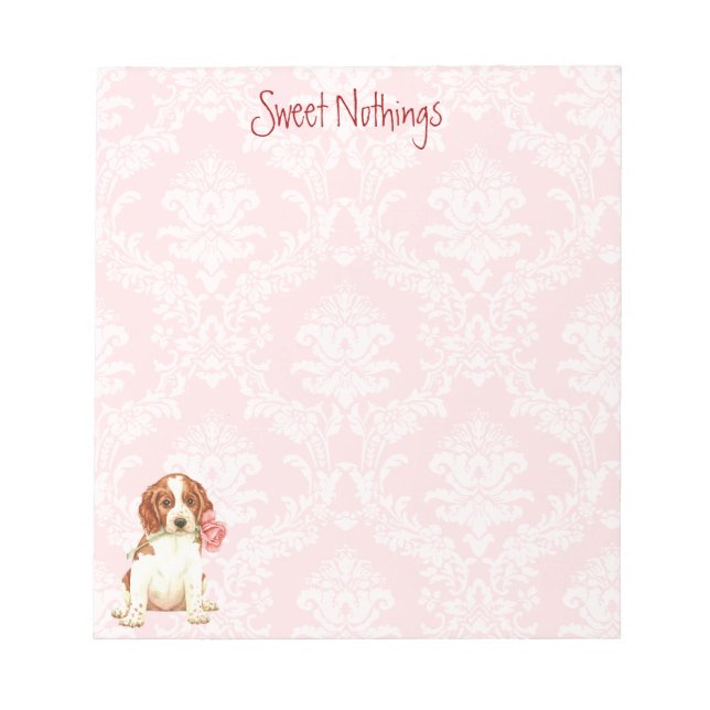 Bloc De Notas Valentine Rosa Welshie (Frente)
