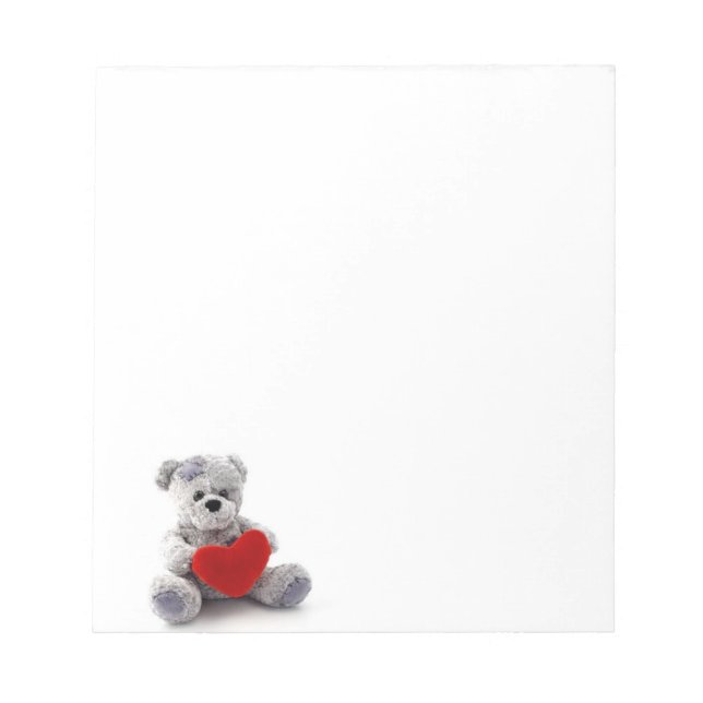 Bloc De Notas Valentine Teddy Bear Notepad (Frente)